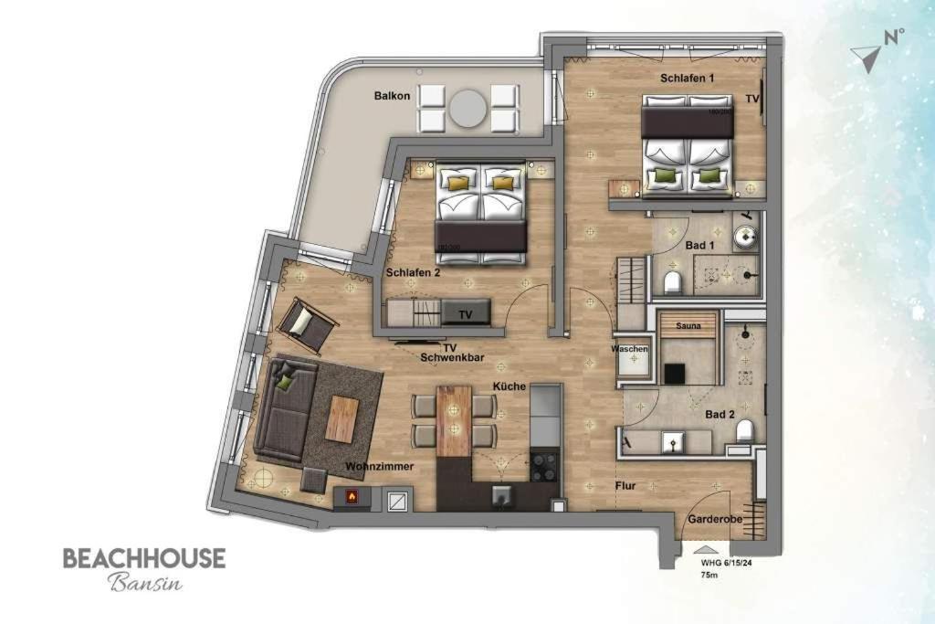 Beachhouse Bansin App 06 Heringsdorf  Exterior foto